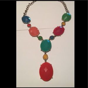 Colorful Large stoned necklace